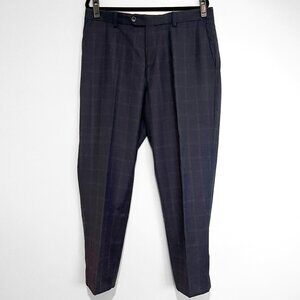 Black&Brown 1826 | 100% Wool Plain Front Pants NWOT